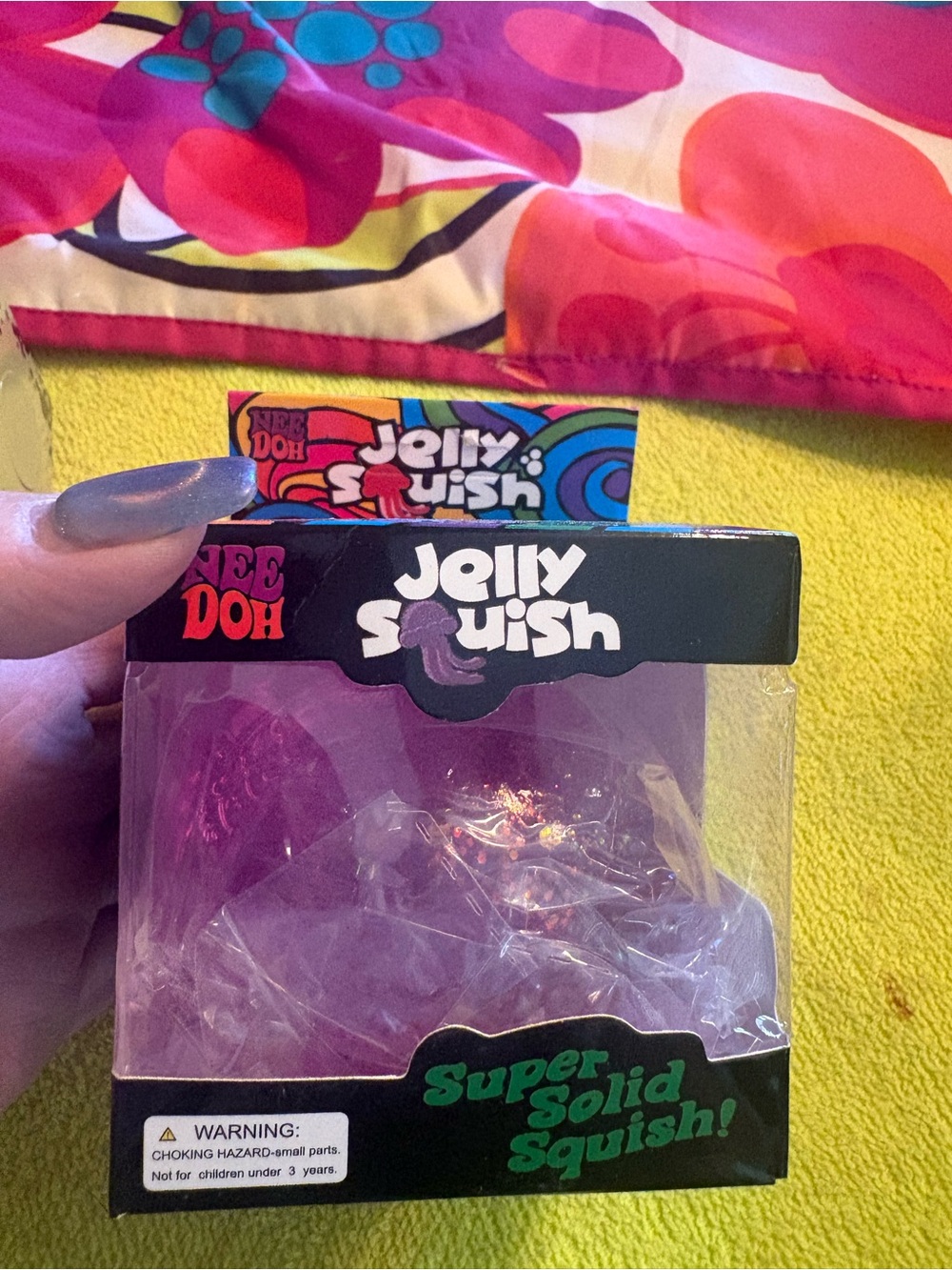 Jelly Squish Jiggly Squishy Toy - Purple